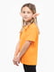 Однотонна футболка помаранчевого кольору | 6750765 | фото 3