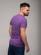 Фіолетова бавовняна футболка з принтом | 6750812 | фото 4