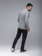 Сірий светр з коміром-гльф | 6750815 | фото 4