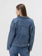 Синя джинсова куртка з кишенями | 6747718 | фото 4