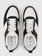 Чорно-білі кросівки на шнурівці | 6747927 | фото 7