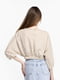 Укорочена смугаста блуза вільного фасону | 6747963 | фото 6