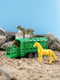 Різнокольорова іграшка “Трактор з причепом та твариною”  | 6748720 | фото 3