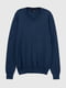 Пуловер однотонний синій | 6748984 | фото 7