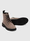 Замшеві світло-коричневі черевики | 6749127 | фото 2