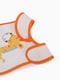 Слюнявчик для малюків помаранчевий (22х32 см) | 6749397 | фото 3