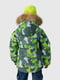 Зелена зимова куртка з хутряним оздобленням | 6749470 | фото 2