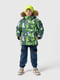 Зелена зимова куртка з хутряним оздобленням | 6749470 | фото 5