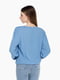 Блакитна сорочка з білою орнаментованою вишивкою | 6749853 | фото 6