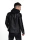 Чорна куртка з екошкіри | 6749873 | фото 5