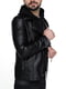 Чорна куртка з екошкіри | 6749873 | фото 6