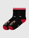 Чорні шкарпетки з принтом (35-38 р.)  | 6750009 | фото 2