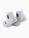 Шкарпетки білі в принт (36-40 р.) | 6750062 | фото 2