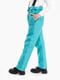 Штани на шлейках бірюзового кольору (158 см)  | 6750203 | фото 2
