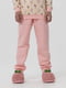 Бавовняна піжама: світшот з принтом і рожеві штани | 6750525 | фото 6