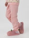 Бавовняна піжама: світшот з принтом і рожеві штани | 6750525 | фото 7