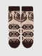 Коричневі шкарпетки з принтом (23-25 р.) | 6750542 | фото 4