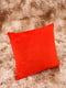 Подушка декоративна червона з принтом  | 6750740 | фото 2