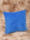 Подушка синя з принтом  | 6750772 | фото 2