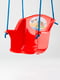 Підвісна дитяча гойдалка  “Сонечко” червоного кольору | 6751107 | фото 3