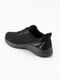 Чорні текстильні кросівки на шнурівці | 6751135 | фото 4