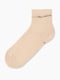 Бежеві шкарпетки з принтом (35-40 р.) | 6751358