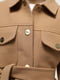 Демісезонне пальто-сорочка рудого кольору зі спущеним рукавом | 6761091 | фото 3