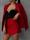 Червоний костюм: спідниця-шорти та жакет | 6763970 | фото 3