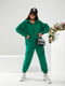 Зелений трикотажний костюм: толстовка і джогери | 6764000