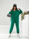 Зелений трикотажний костюм: толстовка і джогери | 6764000 | фото 4