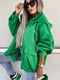 Зелена куртка з великими кишенями | 6764023 | фото 2