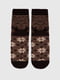 Шкарпетки (25-27) темно-коричневі в принт | 6752739 | фото 6