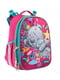 Рюкзак каркасний шкільний рожевий з малюнком | 6753021