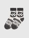 Шкарпетки (23-25) сірі з принтом “Хаскі” | 6753058 | фото 3