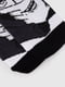 Шкарпетки чоловічі ( 27-29) біло-чорні в принт | 6753178 | фото 5