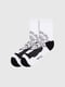 Шкарпетки чоловічі ( 27-29) біло-чорні в принт | 6753178 | фото 7