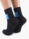 Шкарпетки (18-20) темно-сині з принтом “Спорт” | 6753268 | фото 2