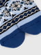 Шкарпетки (23-25) блакитного кольору  з принтом “Хаскі” | 6753376 | фото 6