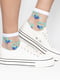 Шкарпетки капронові (35-40) м'ятного кольору з принтом “Серце” (2000989665472S) | 6753411 | фото 4