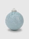 Новорічна блискуча блакитна куля (8 см) | 6753461 | фото 2