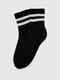 Шкарпетки (35-40) чорні зі смужками | 6753884 | фото 3