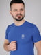 Фітнес футболка однотонна синя | 6754108 | фото 2