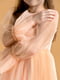 Сукня святкова персикового кольору з рюшами | 6754142 | фото 4