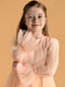 Сукня святкова персикового кольору з рюшами | 6754142 | фото 5