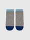 Шкарпетки сіро-блакитні зі смужками | 6754144 | фото 3