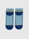 Шкарпетки сіро-блакитні зі смужками | 6754144 | фото 6