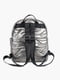Рюкзак сріблястого кольору з брелком | 6754174 | фото 4
