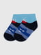 Шкарпетки різнокольорові в смужку з принтом | 6754217 | фото 2
