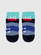 Шкарпетки різнокольорові в смужку з принтом | 6754217 | фото 6