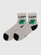 Шкарпетки (18-20) сірі з принтом | 6754247 | фото 3